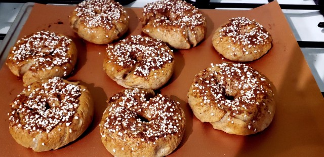 yummy pumpkin pie spice bagels