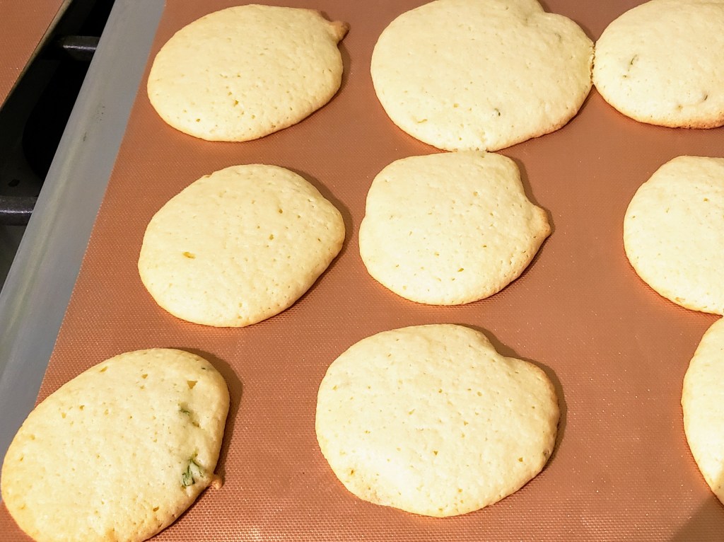 cookies fresh from the oven.