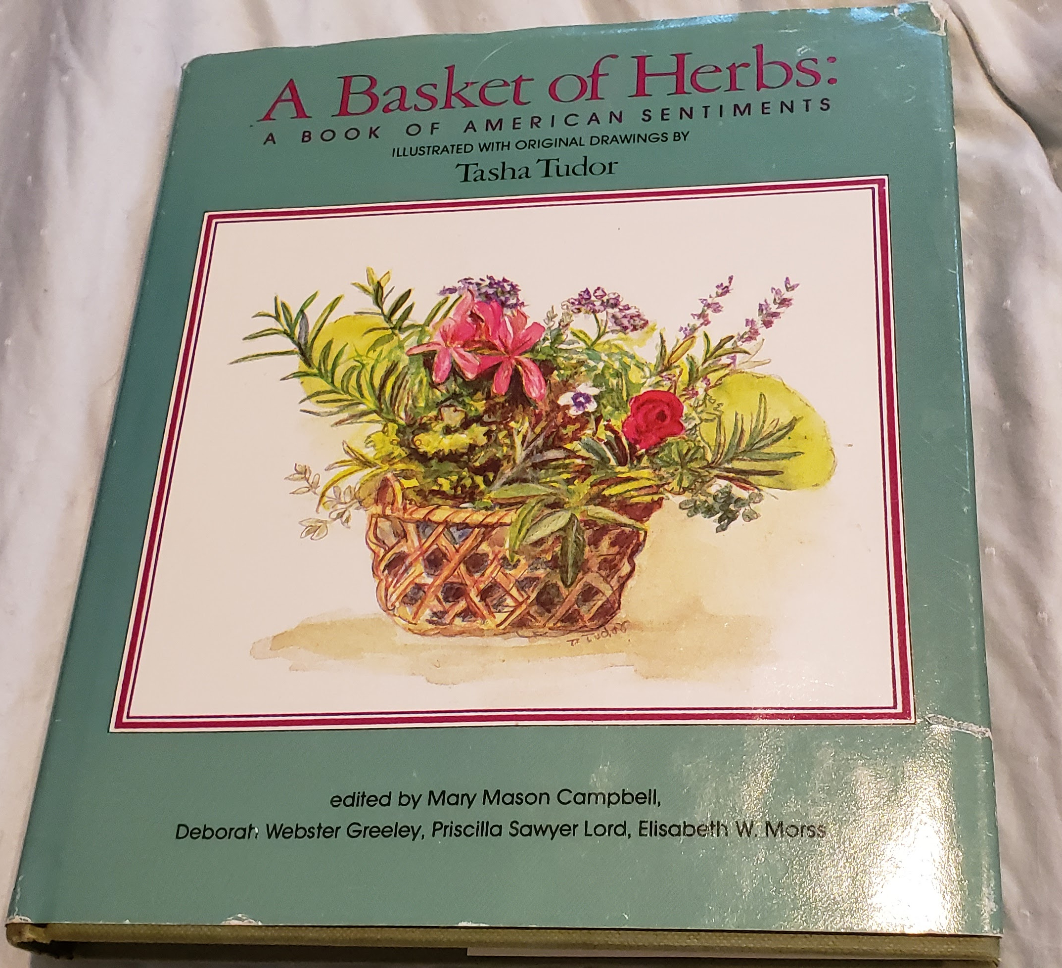 My copy of A Basket of Herbs
