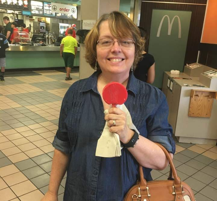 me with a cherrry dilly bar