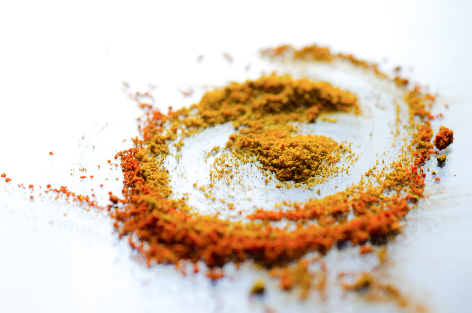 a swirl of spices