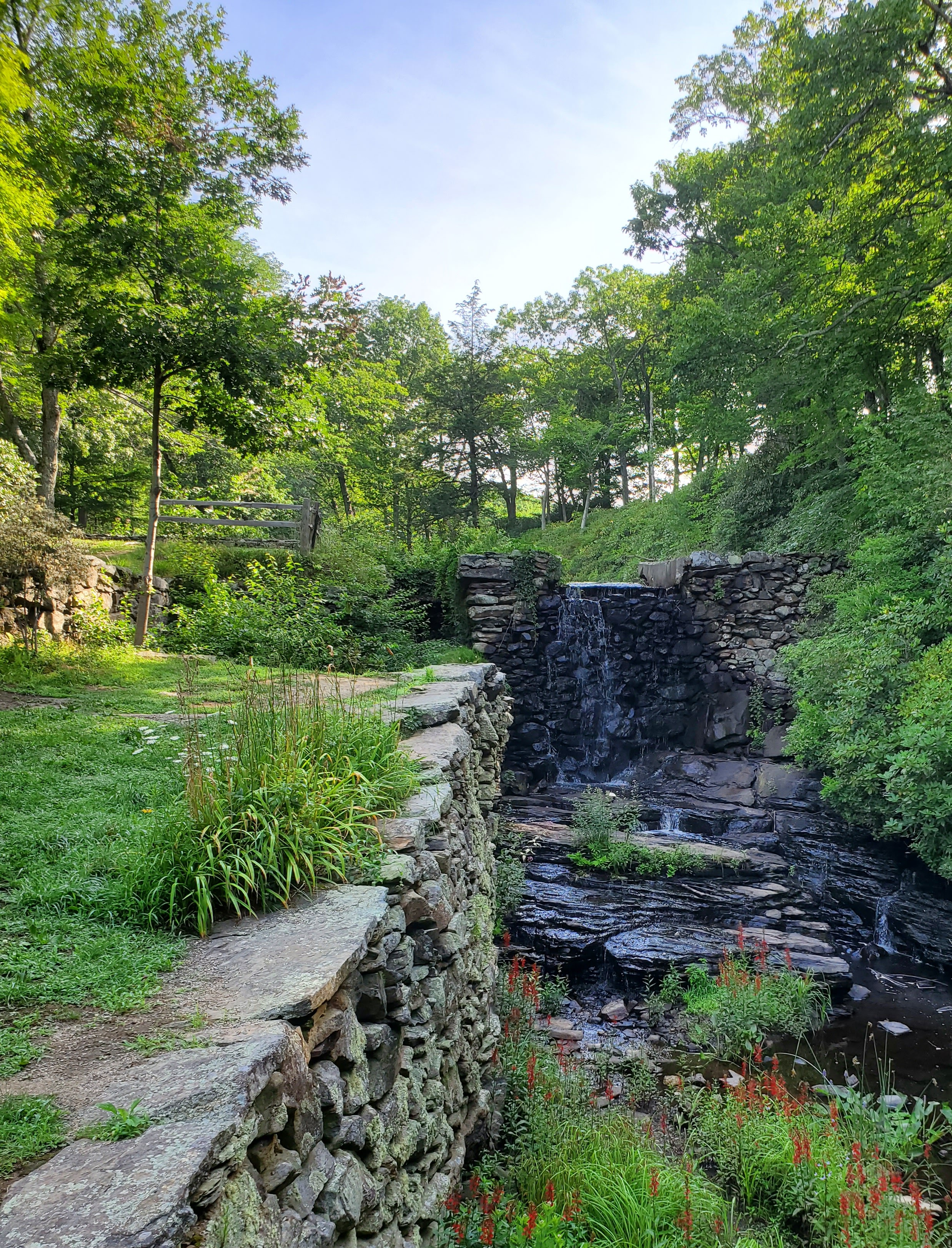 the stream running to the mill