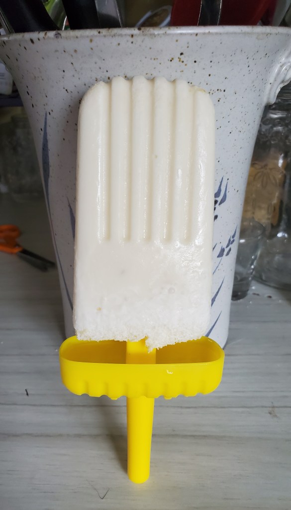 The finished product - coconut lemon bar