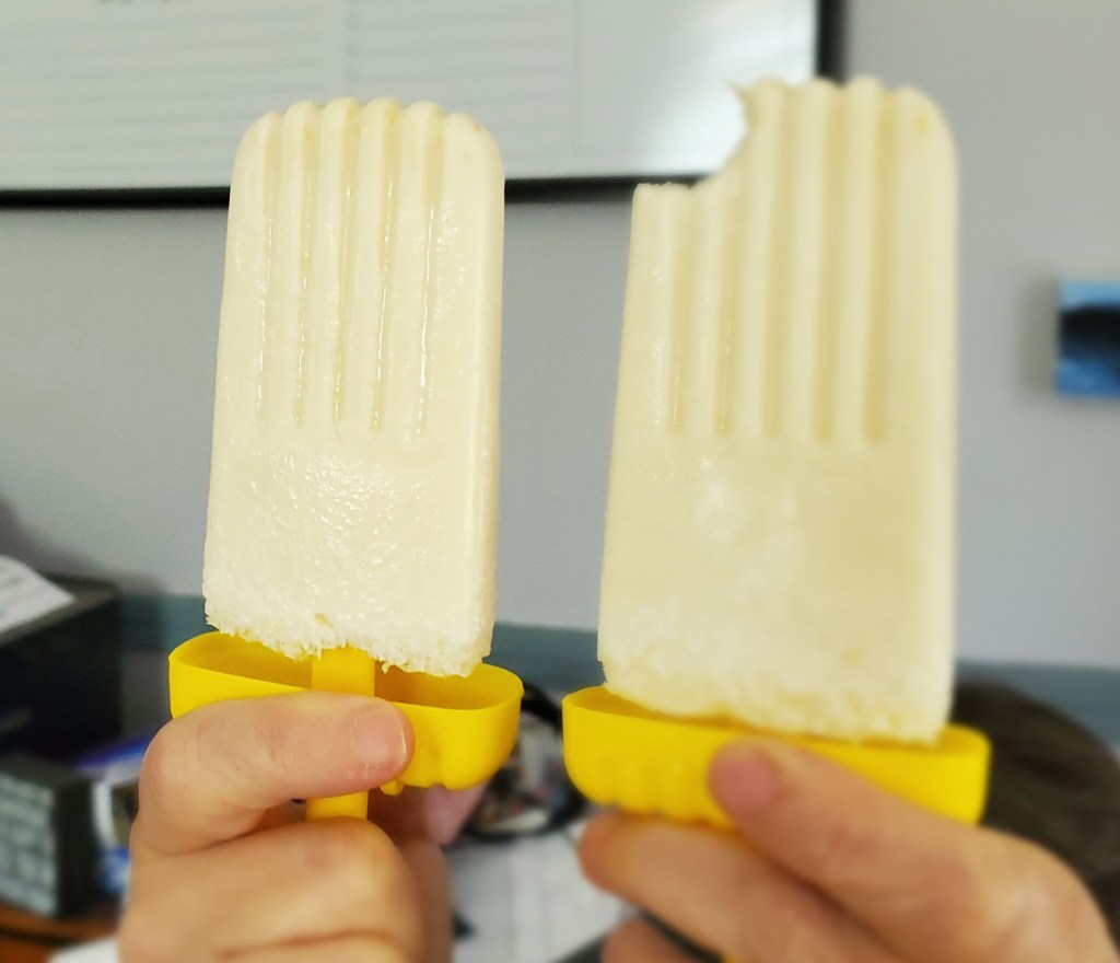 Two coconut lemon bars