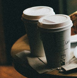 2 cups of coffee to go