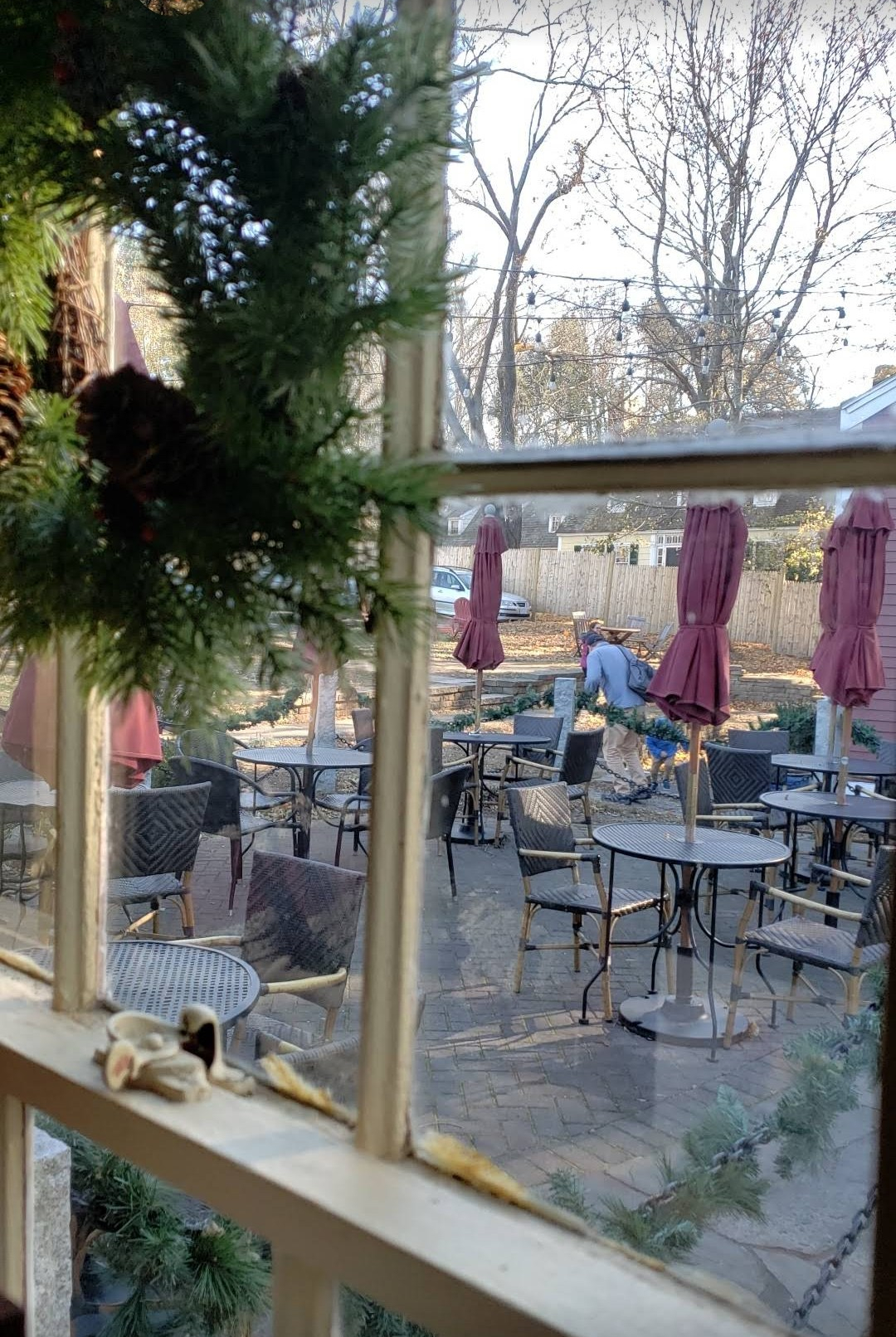 Outdoor seating area