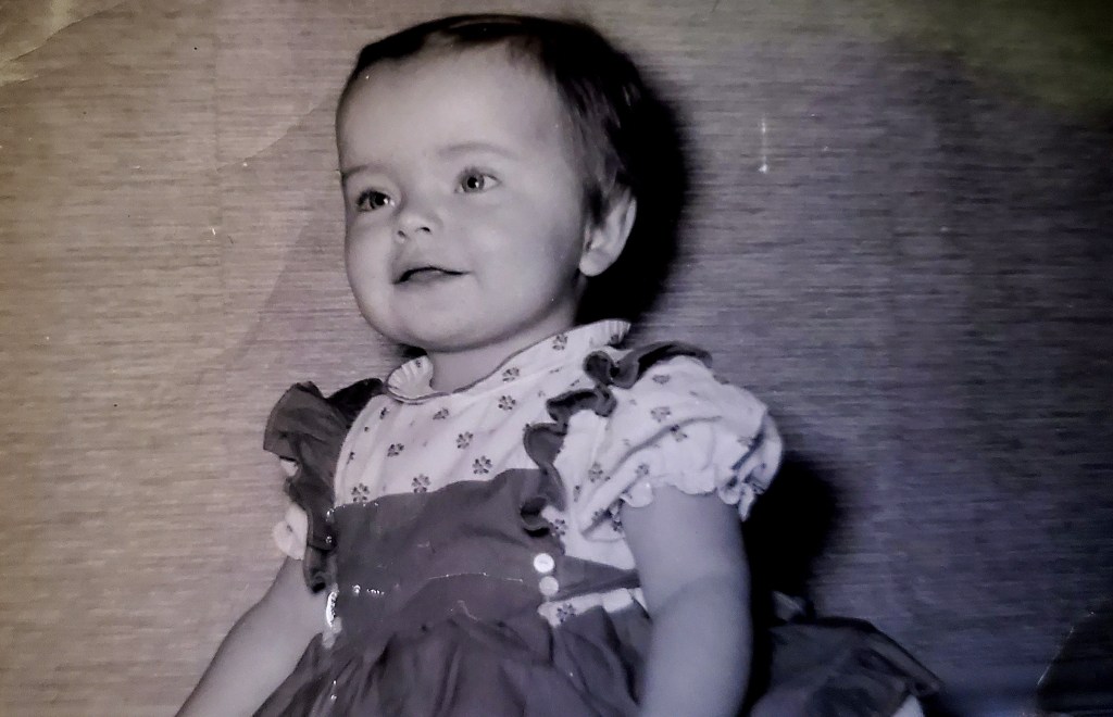 Photo of me at about 18 months