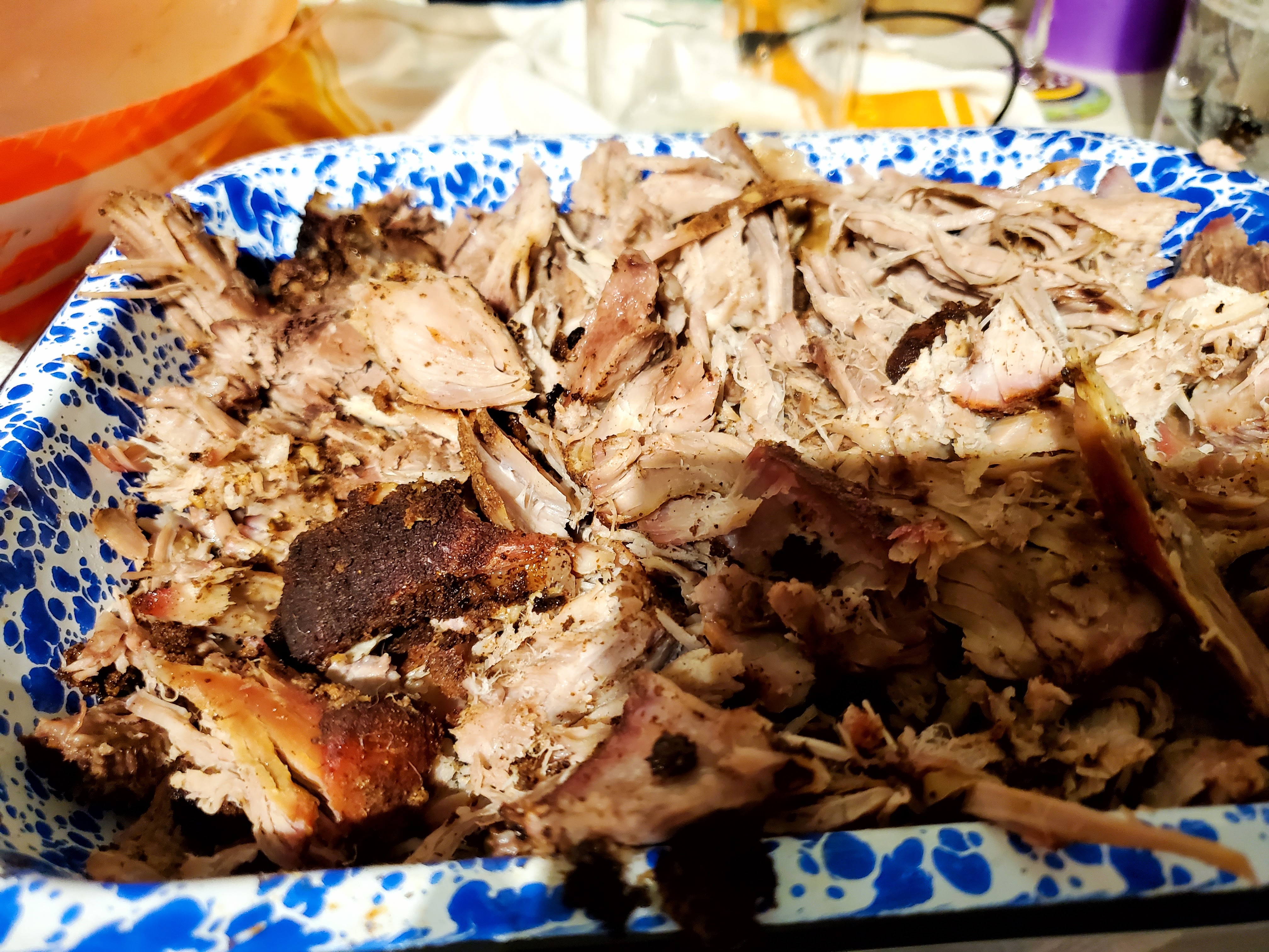 Pork pulled off the bone