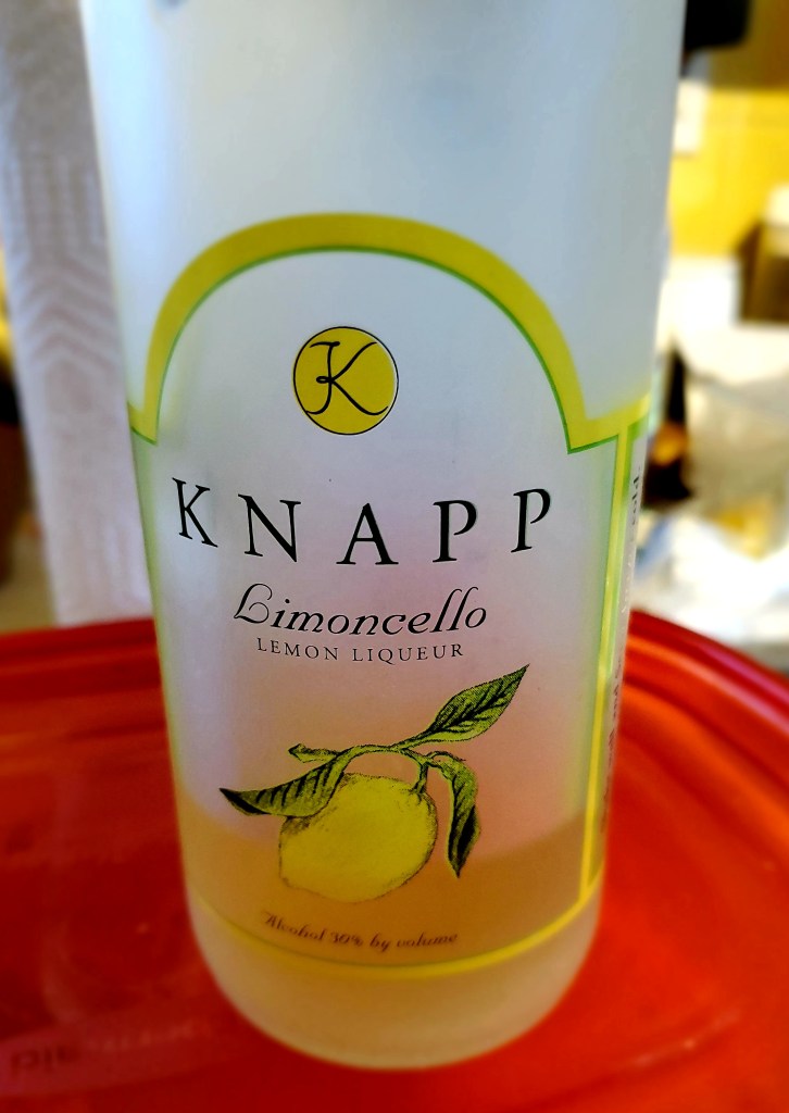 Bottle of Knapp Limoncello